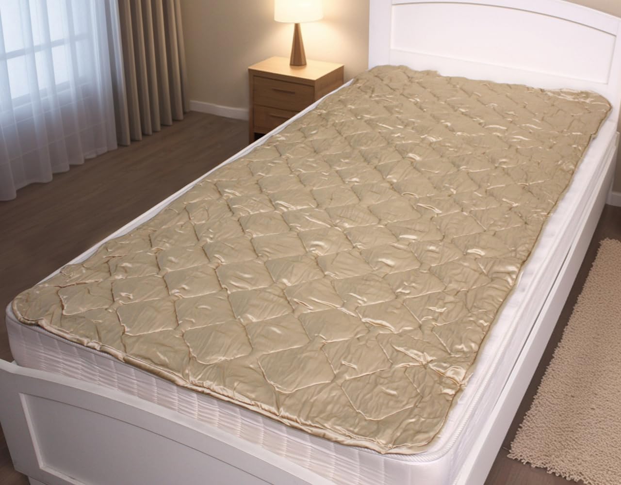 京都西川 ローズファー グラウンドワーク ミンクファームートンパッド