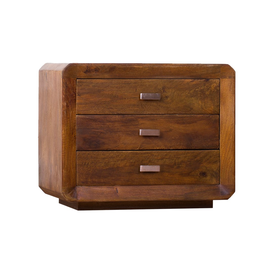 gocosy brim bedside table (mango wood, provincial teak)