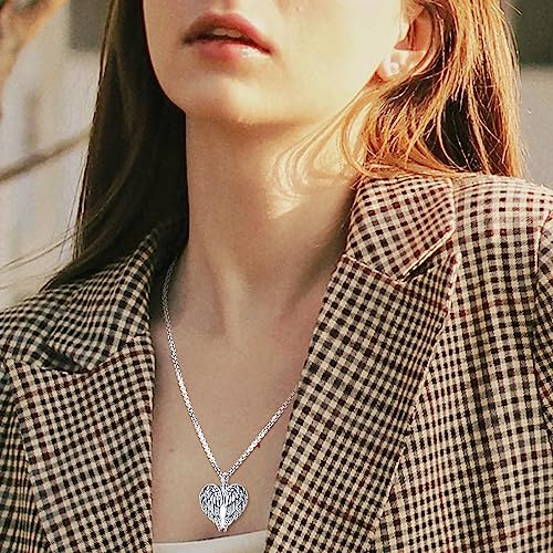 Urn Necklace for Ashes for Women/Men 925 Sterling Silver Cremation Jewelry w/Funnel Filler Memorial Jewelry Gifts4