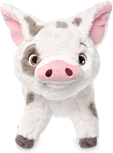 Disney Store Moana's Pua Pig - Peluche auténtico de 9 pulgadas, diseño suave y tierno, regalo ideal coleccionable y adorable para fanáticos y niños,