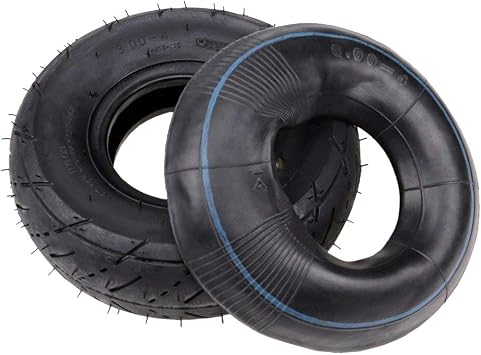 TDPRO Tire and Inner Tube Set 3.00-4 Scooters Mini ATV Go Karts