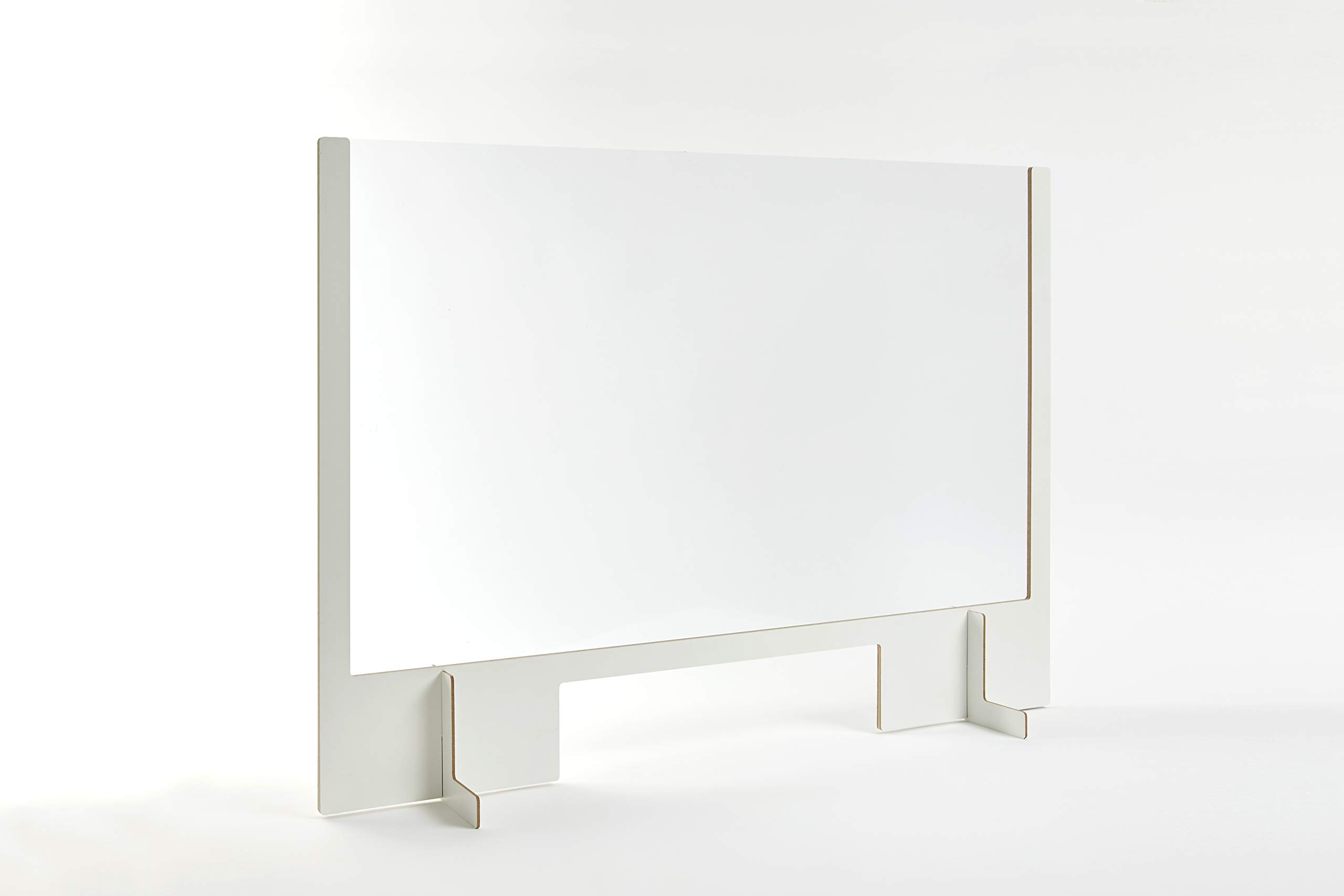 MAMPARA PROTECCION SEMIRIGIDA CON MARCO MEDIDA DE 900 x 650 MM CON APERTURA INFERIOR