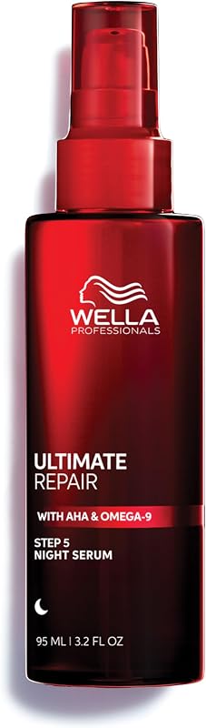 Wella Professionals ULTIMATE REPAIR Night Serum | Overnight Leave-in Treatment for Dull, Dry, Frizzy Hair | Repair Breakage & Protect Against Night Stressors | All Hair Types - Packaging May Vary