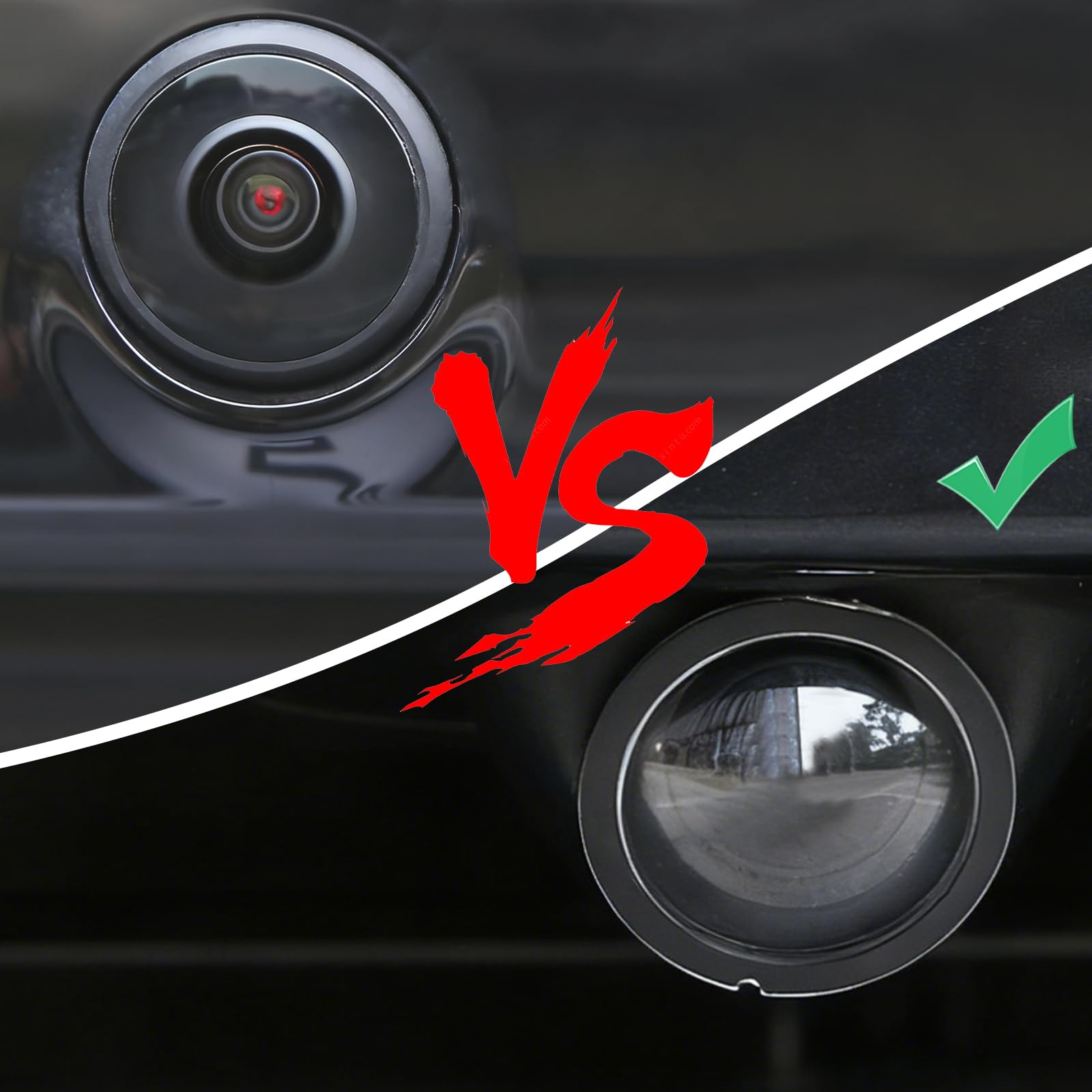 Protection d'Objectif en Duo pour Tesla Model Y Juniper/Modèle YL 2025-2026, Compatible avec Caméra Avant et Arrière, Étui de Protection pour Caméra X3