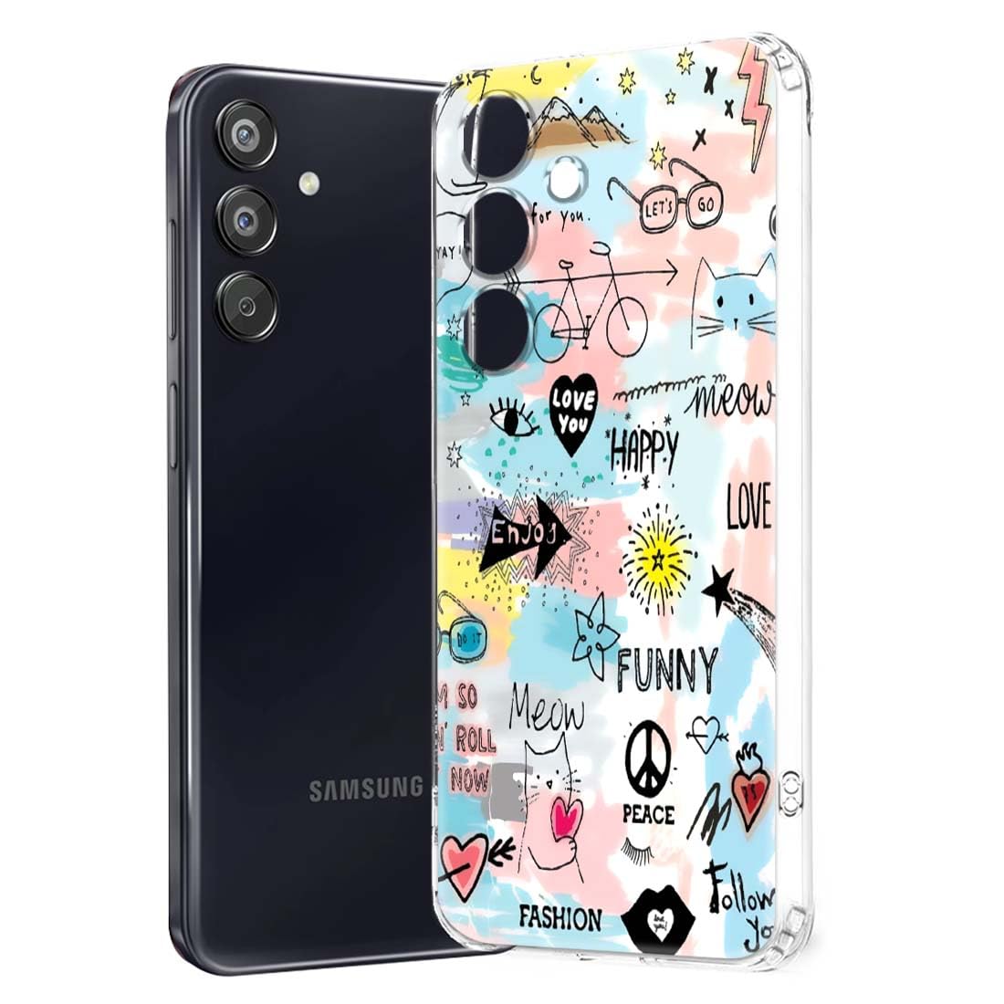 Fashionury Back Cover for Samsung Galaxy F15 5G / Samsung Galaxy M15 5G Designer | Printed|Transparent |Flexible| Silicon -D0126 (B0CY2Q8SRR) Amazon Price History, Amazon Price Tracker
