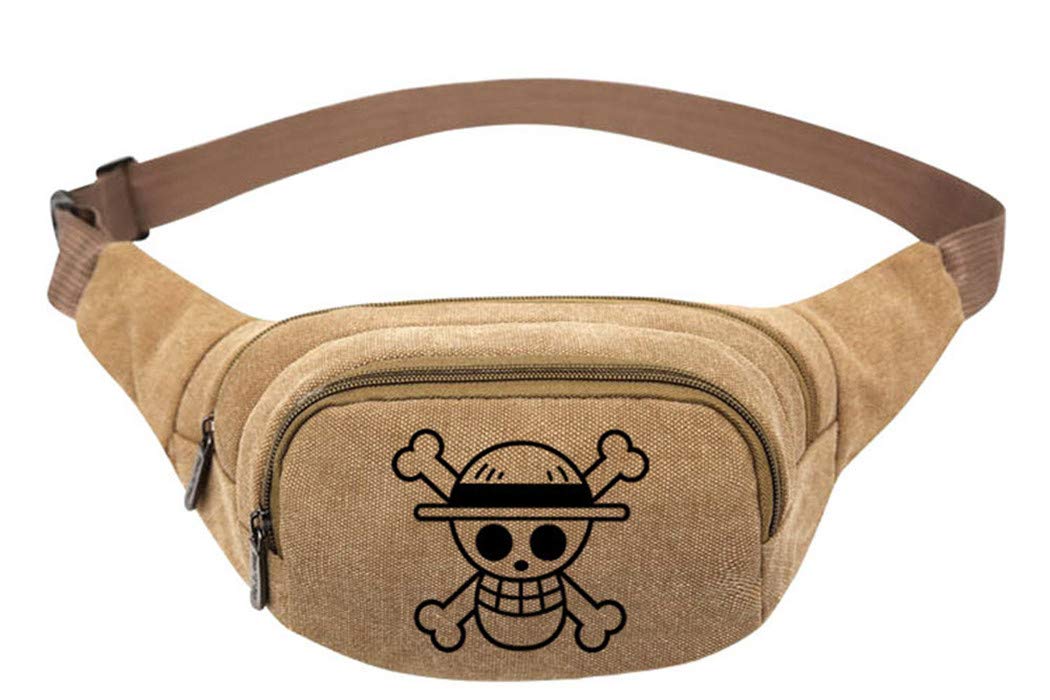 Wanhongyueone Piece Anime Waist Bag Fanny Pack Bum Bag Canvas