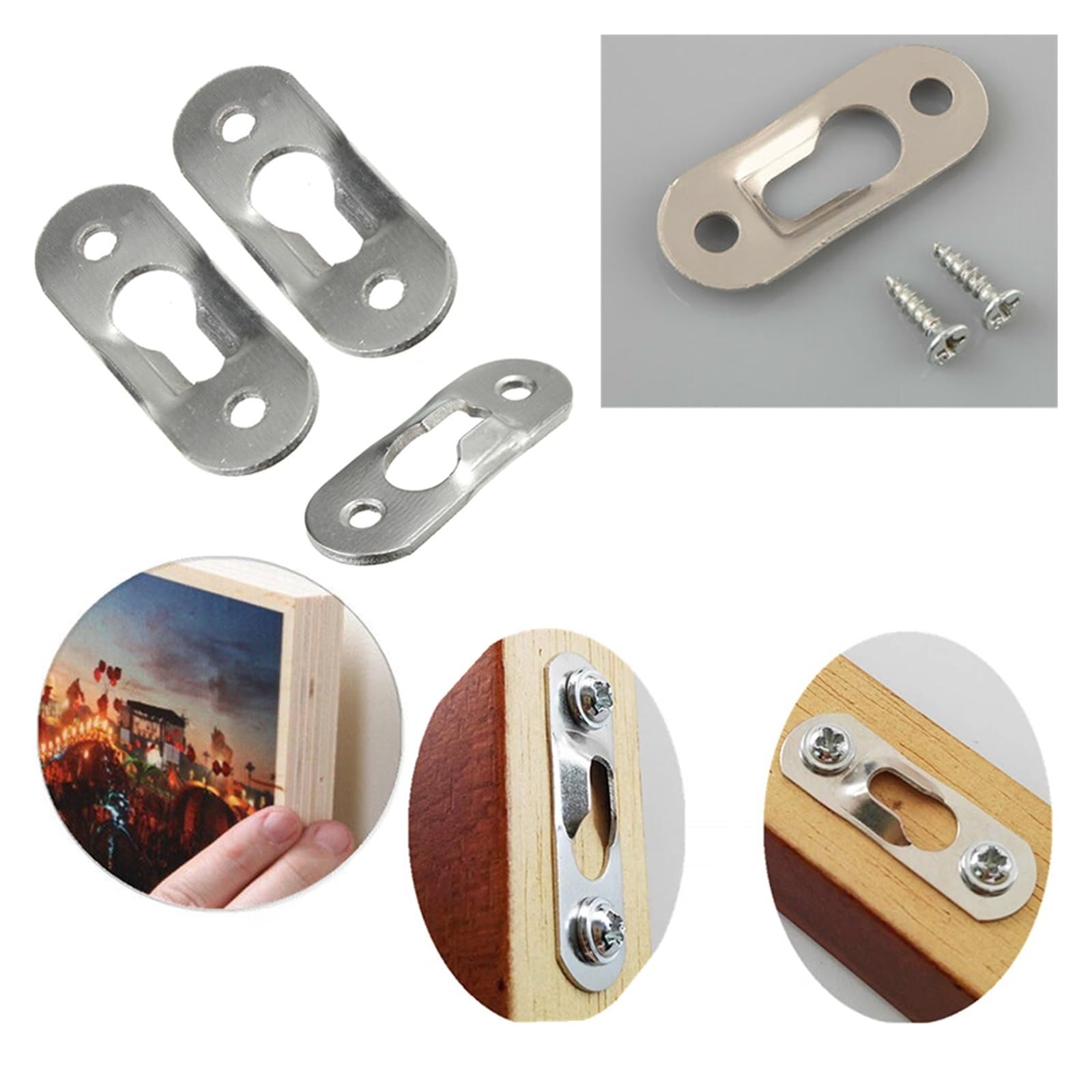 Swpeet 280Pcs 45 x 16mm Brons Koolstofstaal Enkele Sleutelgat Hangers Swpeet 280Pcs 45 x 16mm Brons Koolstofstaal Enkele Sleutelgat Hangers
