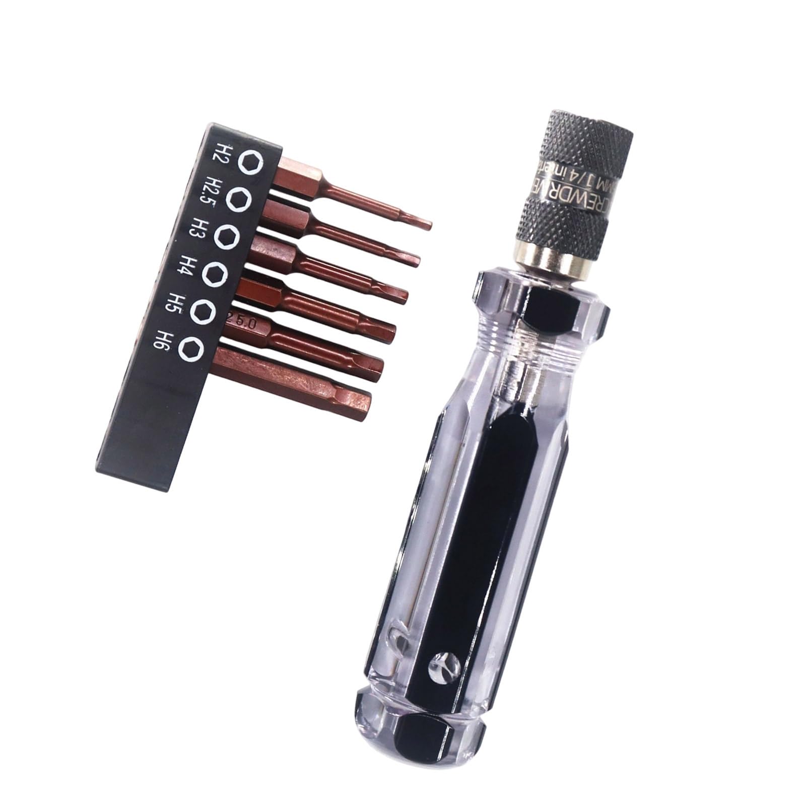 Pffiocix Hex Socket 2 In 1 Replaceable Drill Bit With Self-Locking Grip, Hex Shank Driver Handle, Driver Grip For Precision Work