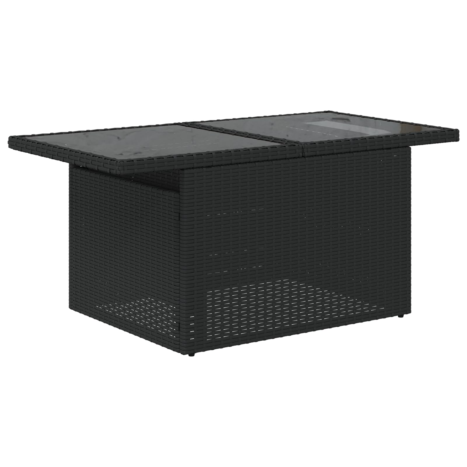 Juego de 6 sofás de jardín con cojines de polirratán negro cómodo tejido a mano muebles de jardín de relax muebles de terraza sofá de jardín