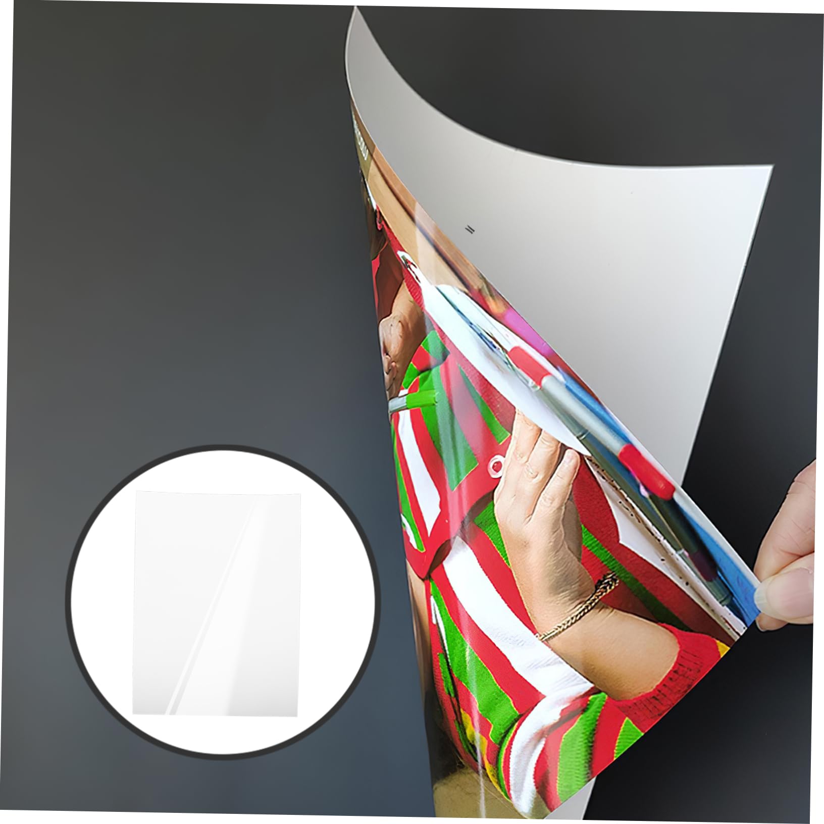 プリンター⭐️フォト光沢紙セット Amazon | Toyvian 20シーツ枚高光沢写真用紙 入 プリンター対応 光沢