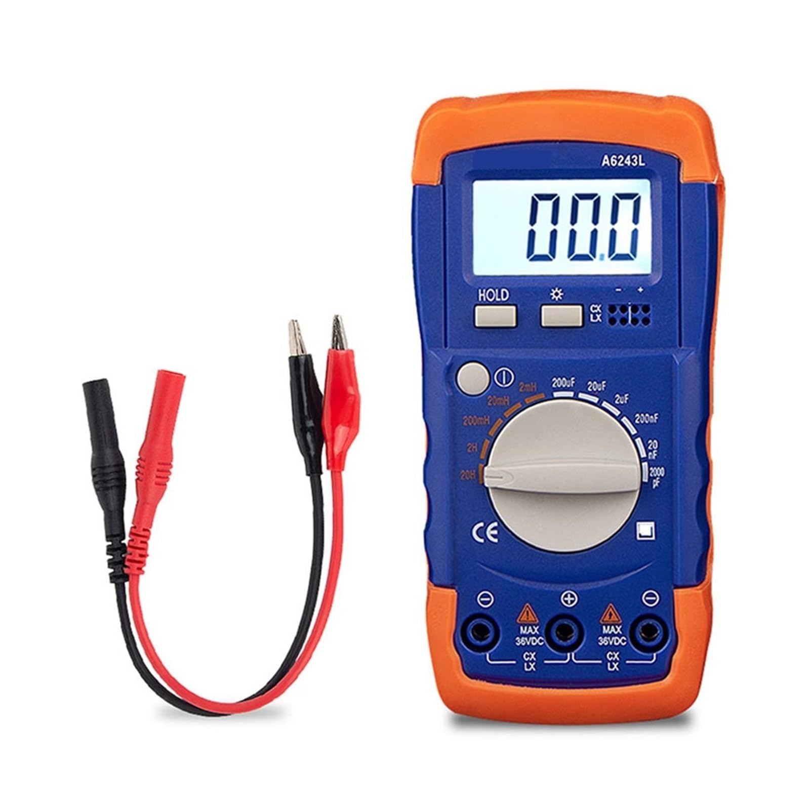 Digitales LCR-Messgerät, Kondensator-Induktivitätsmessgeräte, Tester, Elektrische Messgeräte Mit Summer(A6243L)