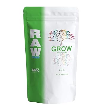NPK Industries Raw Grow Fertilizers, 8 oz