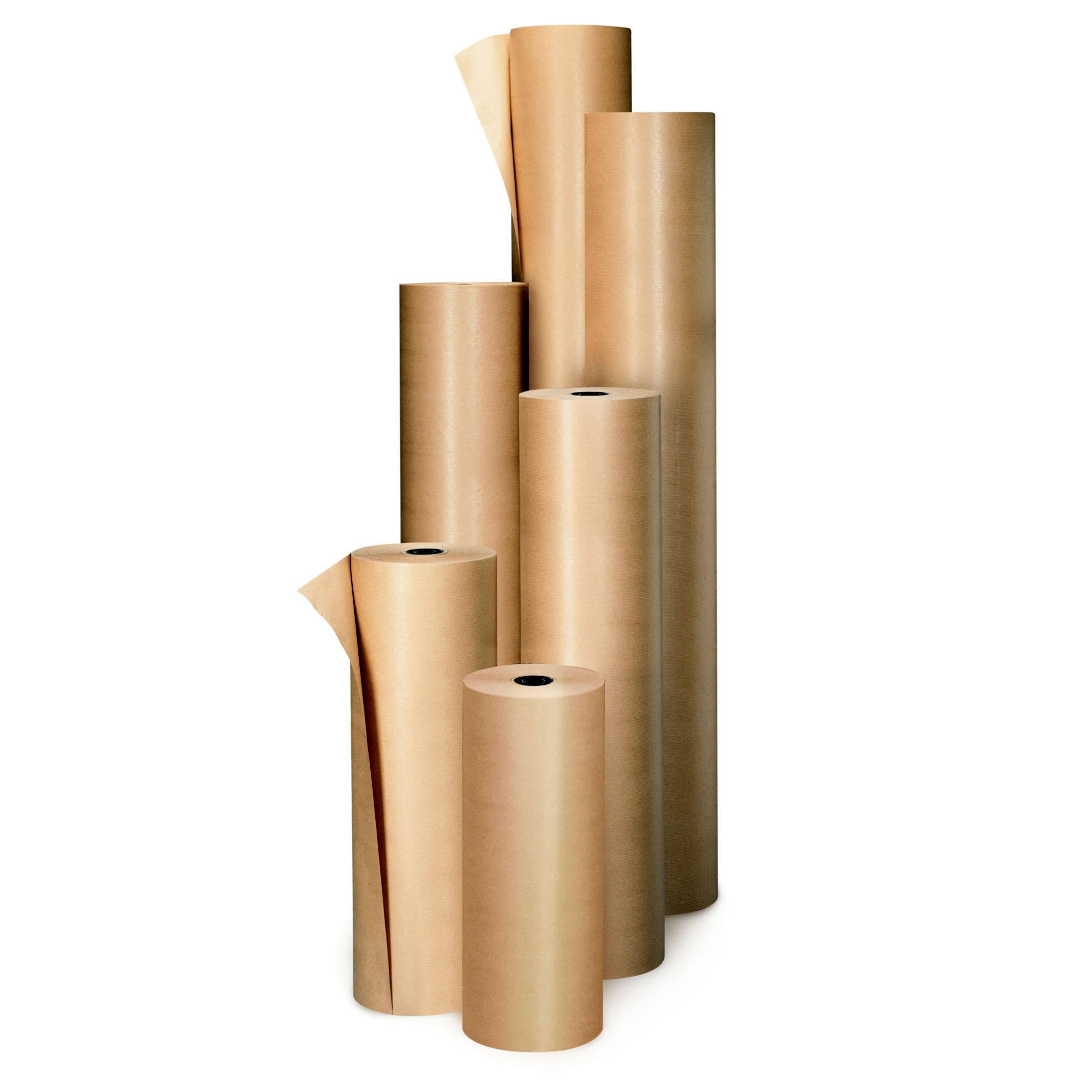 Générique ROULEAU DE PAPIER KRAFT D'EMBALLAGE ET OU DE CALAGE ECONOMIQUE 90 G 160 CM X 300 M Ø 218 MM