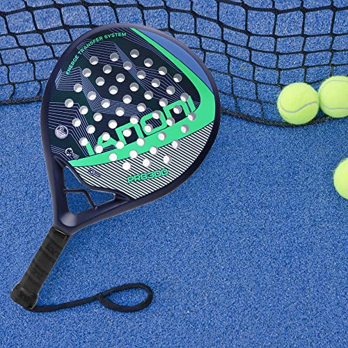 Image of IANONI Padel Racket Carbon Fiber Surface with EVA Memory Flex Foam Core Padel Tennis Racquets Paddle Tennis Racket