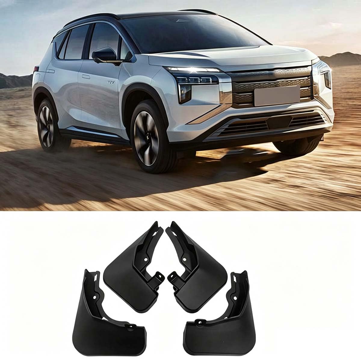 Garde-Boue pour Voiture Mitsubishi AIRTREK 2022 Bavettes SUV