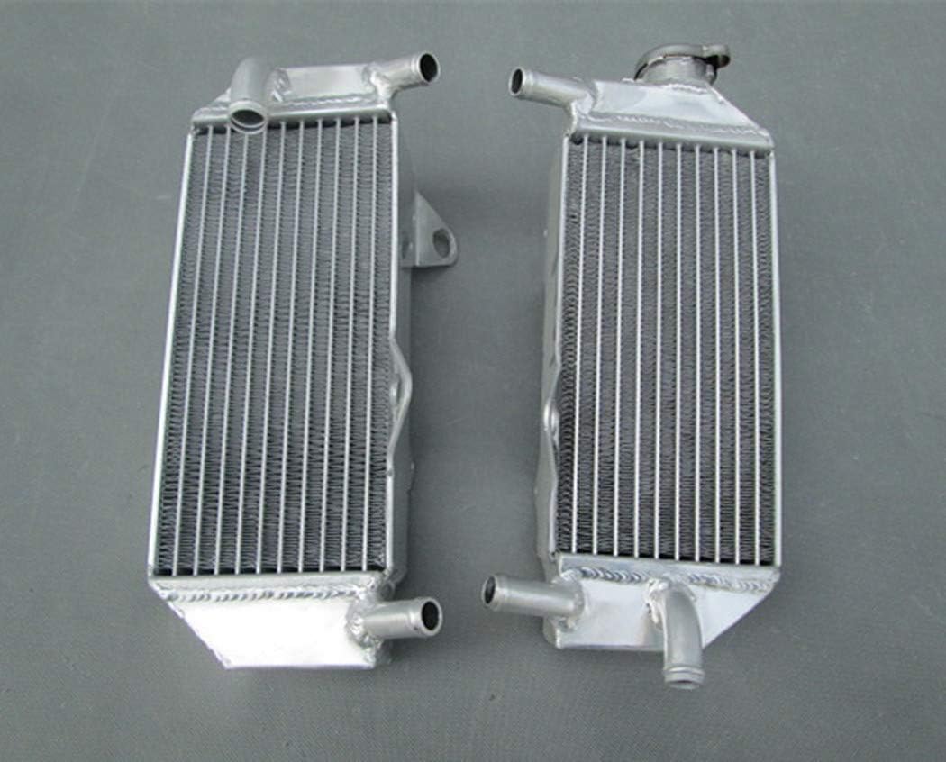 Aluminum Radiator + Silicone hose for 2010-2013 Honda CRF250R CRF250 2010 2011 2012 2013 (Red)