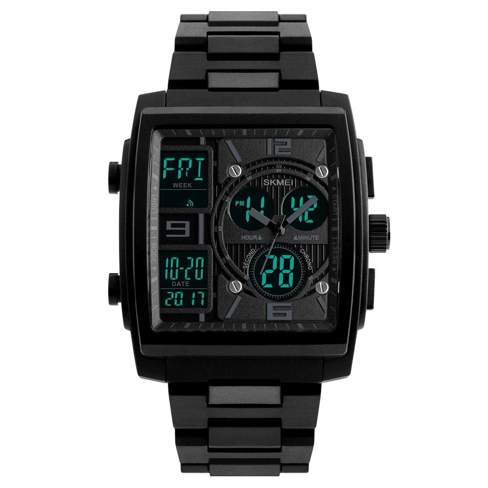 Casual Watch For Men Analog-Digital Stainless Steel - 1274