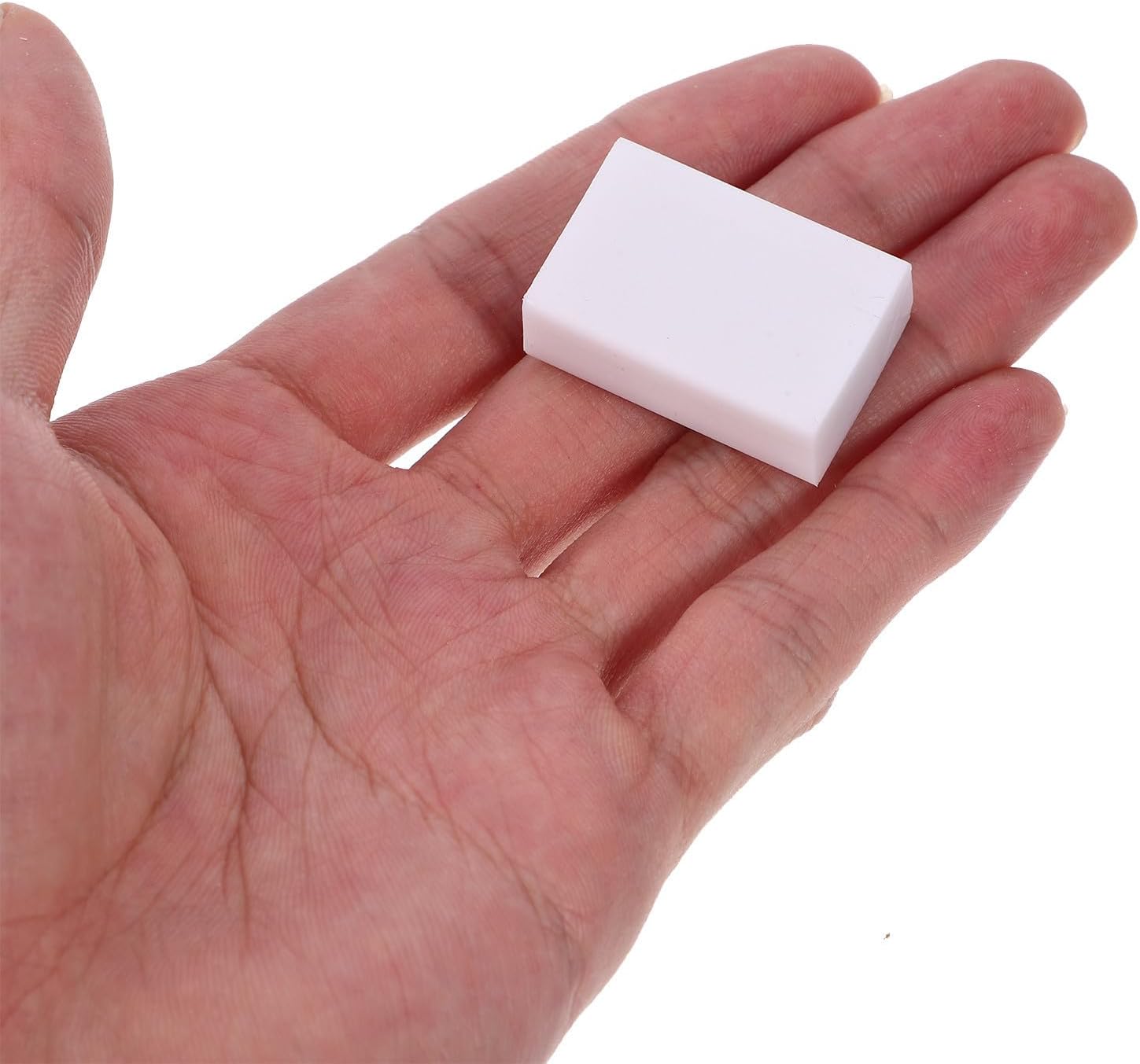 30pcs White PVC Drawing Erasers for Students and Writers
