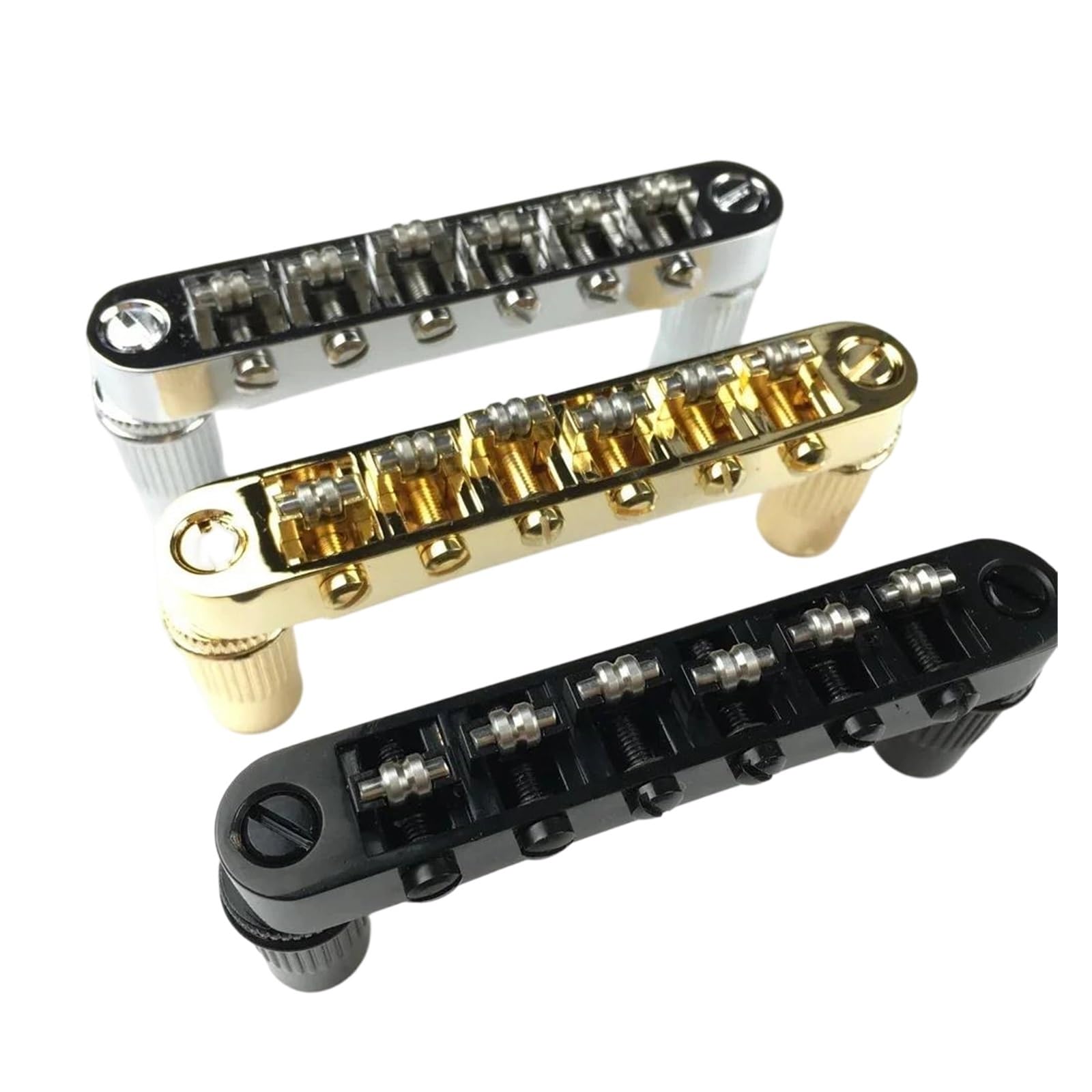 Ponte A Rulli Per Chitarre Elettriche A Sei Corde | Ponte per chitarra(Golden)