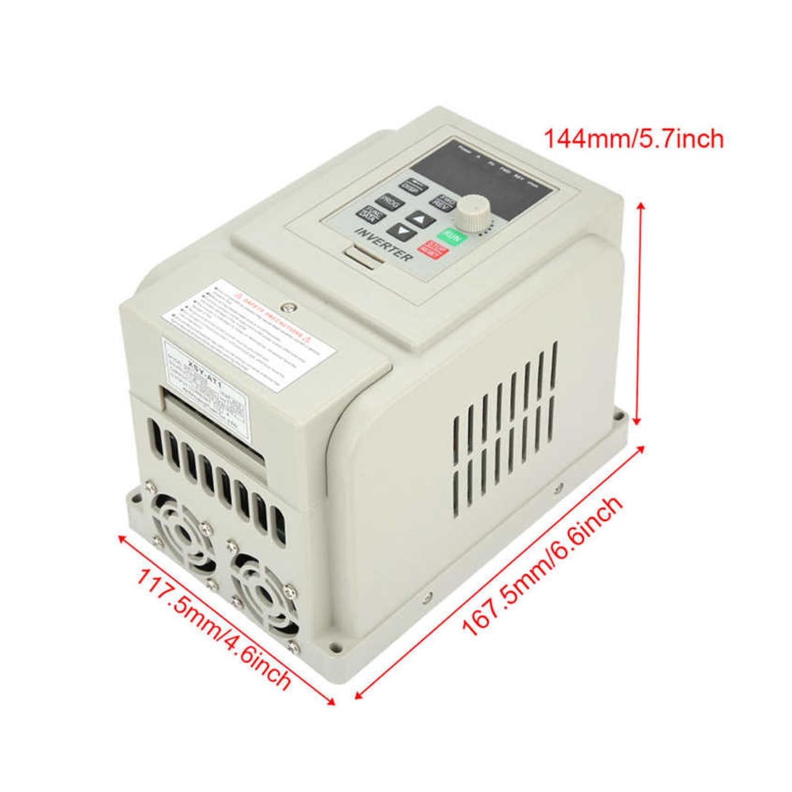 Variador De Frecuencia 220 AC 2.2kW VFD Przemiennik częstotliwości Jednofazowe wejście 3-fazowe wyjście Przetwornica Napęd silnika Regulator prędkości Falownik Kompaktowa konstrukcja