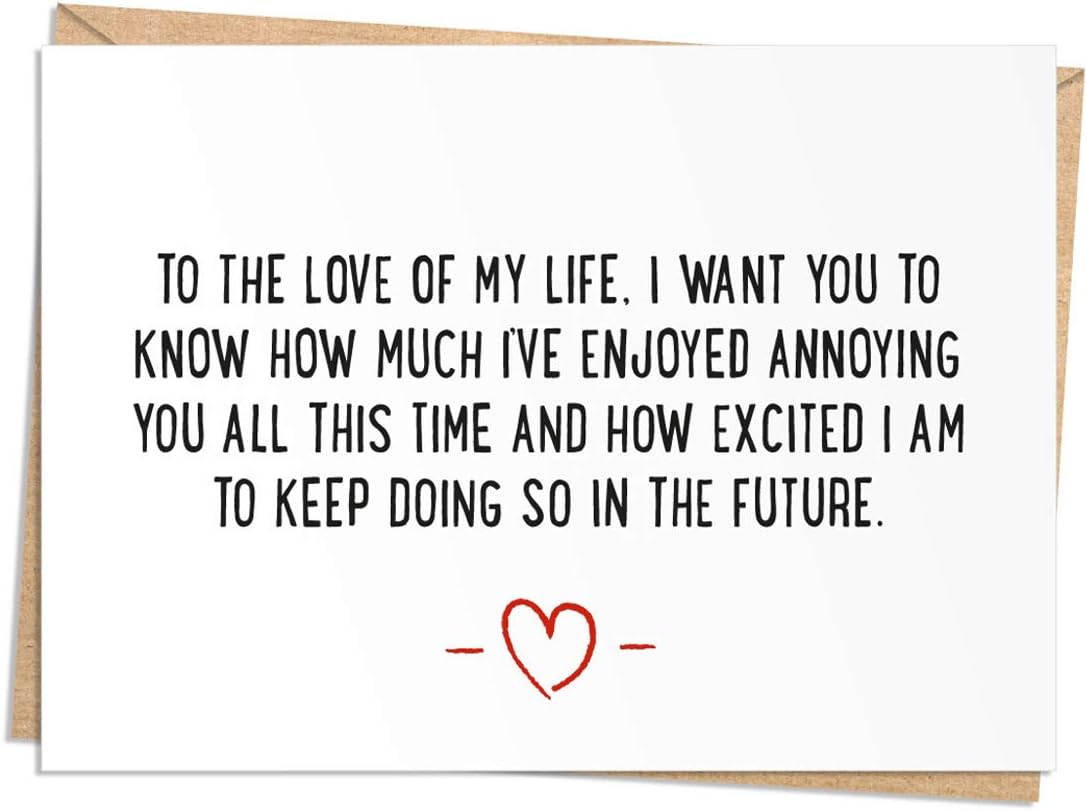 Seymour Butz Funny Birthday, Anniversary, or Valentine's Day Card -for Husband, Wife, Boyfriend, or Girlfriend