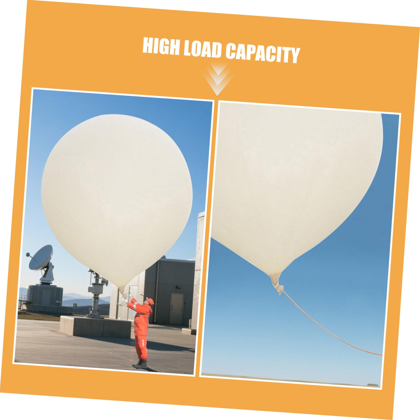 Toddmomy Olbrzymi Lateksowy Balon Meteorologiczny Do Badań Naukowych i Dekoracji Urodziny Idealny Do Fotografii Lotniczej i Monitoringu Atmosfery