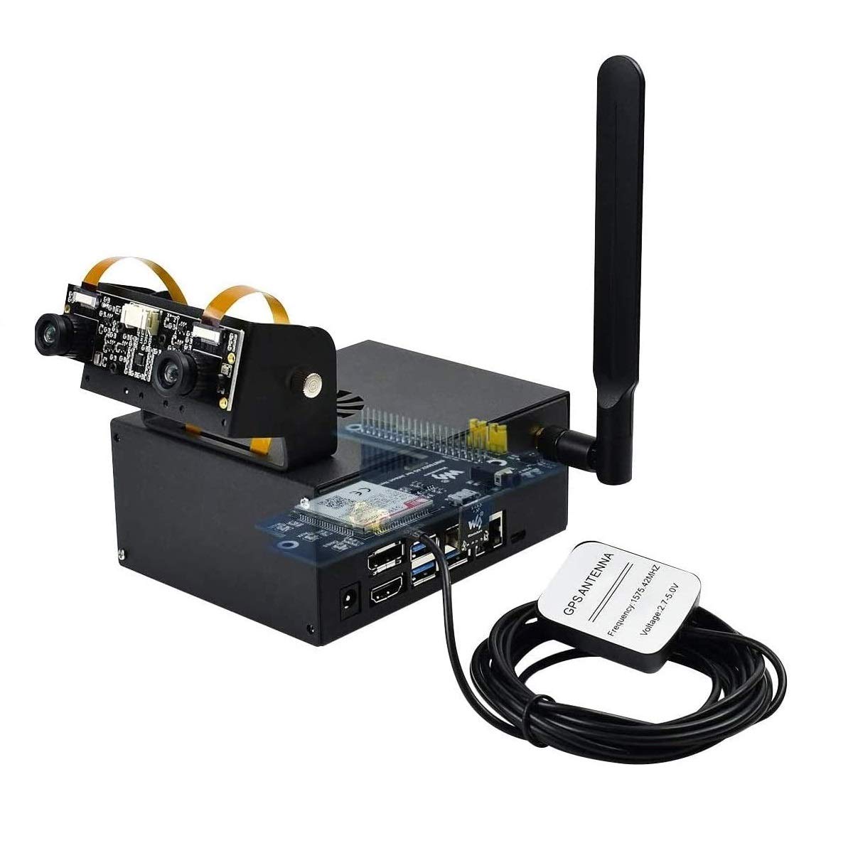 Jetson Nano 開発キット (ケースと CSI カメラ 2 台付き)