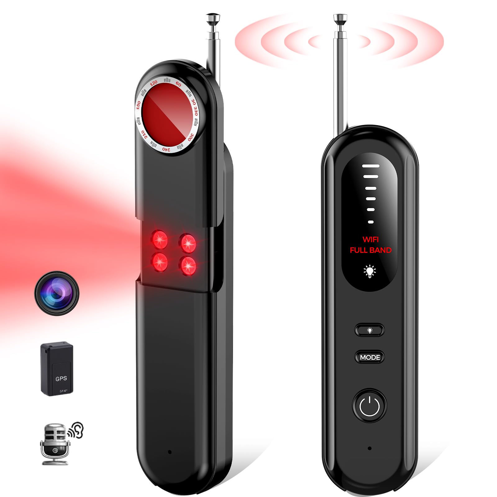 Hidden Camera Detectors and Bug Detector Rf Detector Camera and Audio Finder for Travel Spy Camera Finder Scan