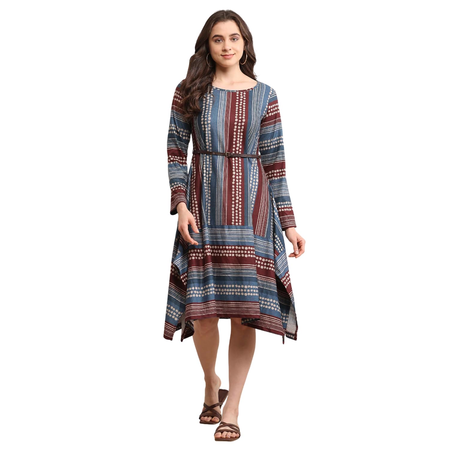 biba Women Acrylic Straight Printed Dress-picture-43