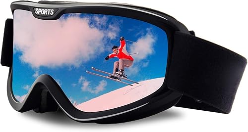 OULAIQI Snow Goggles Ski Goggle for Man Women Frameless Motorcycle Snowboarding Goggles for Skiing Climbing Snowboarding