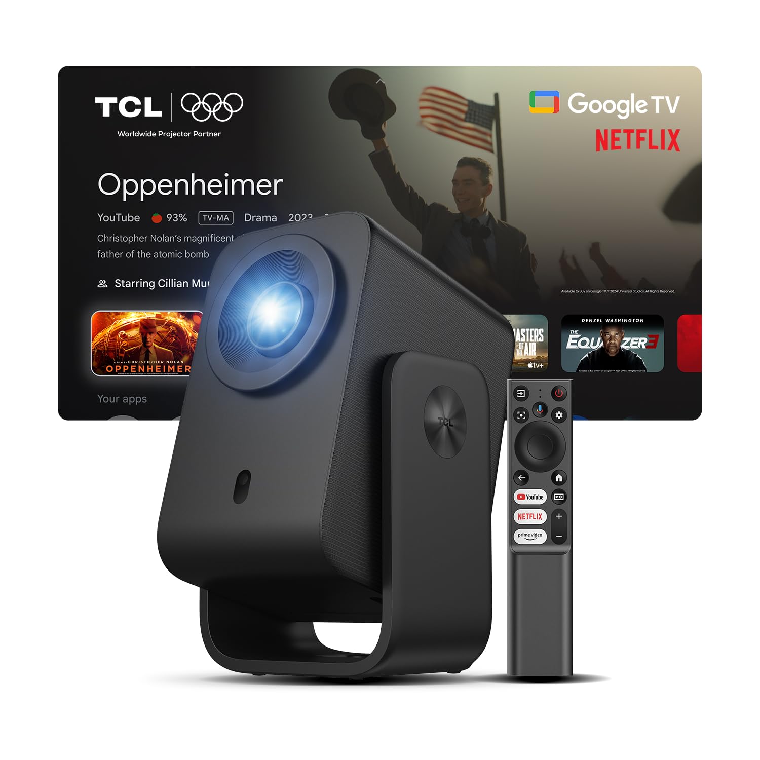 TCL C1 GTV プロジェクター TCL、最大120型投影のポータブルスマートプロジェクター「PROJECTOR C1