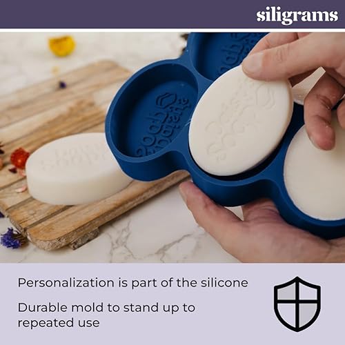 Miniatura 4 de Molde personalizado para hacer jabón  Molde de silicona de diseño personalizado para jabones hechos a mano  Molde de jabón reutilizable y fácil de