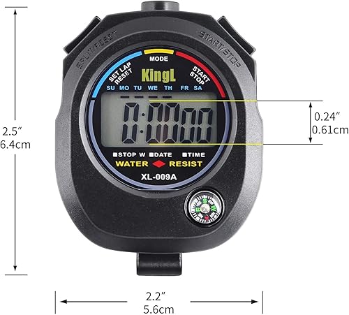 Miniatura 6 de KingL Digital Stopwatch Timer - Interval Timer with Large Display
