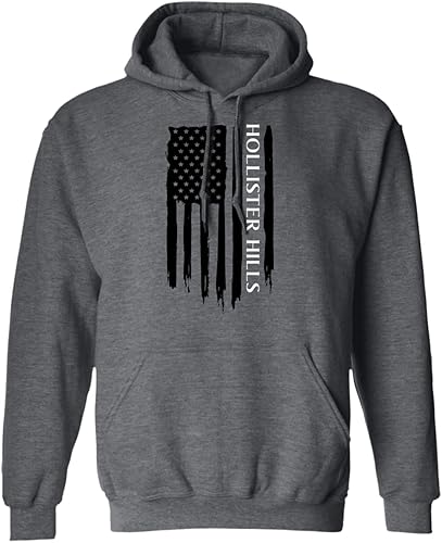 Sudadera con capucha Hollister Hills American Flag para hombre