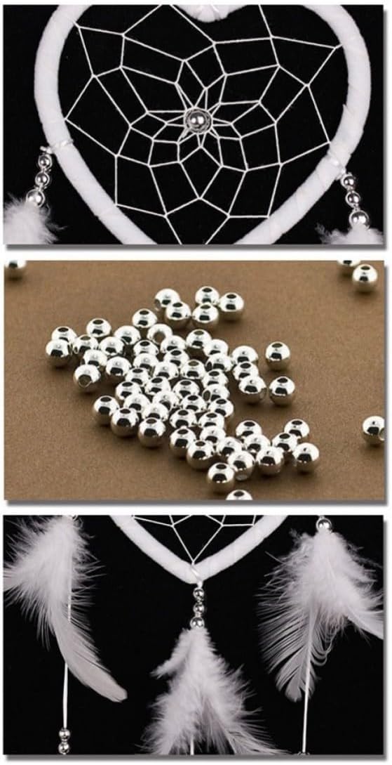 Heart Style Dream Catcher Pendant Wind Chime for Bedroom Wall Decor image 4