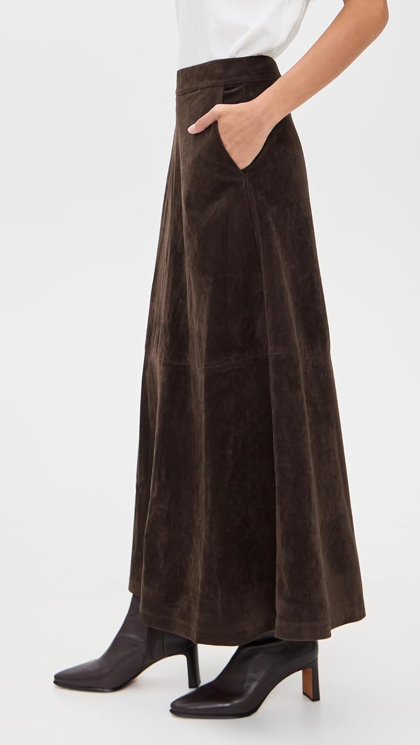 JOE'S JEANS Women's The Tavi Vegan Suede Skirt - Image 5