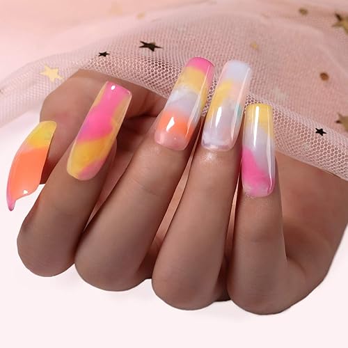 Miniatura 6 de Makartt Kit de uñas de polietileno kit de extensión de uñas de 16 colores kit de gel de uñas de gel de uñas de gel capa base capa superior arte de