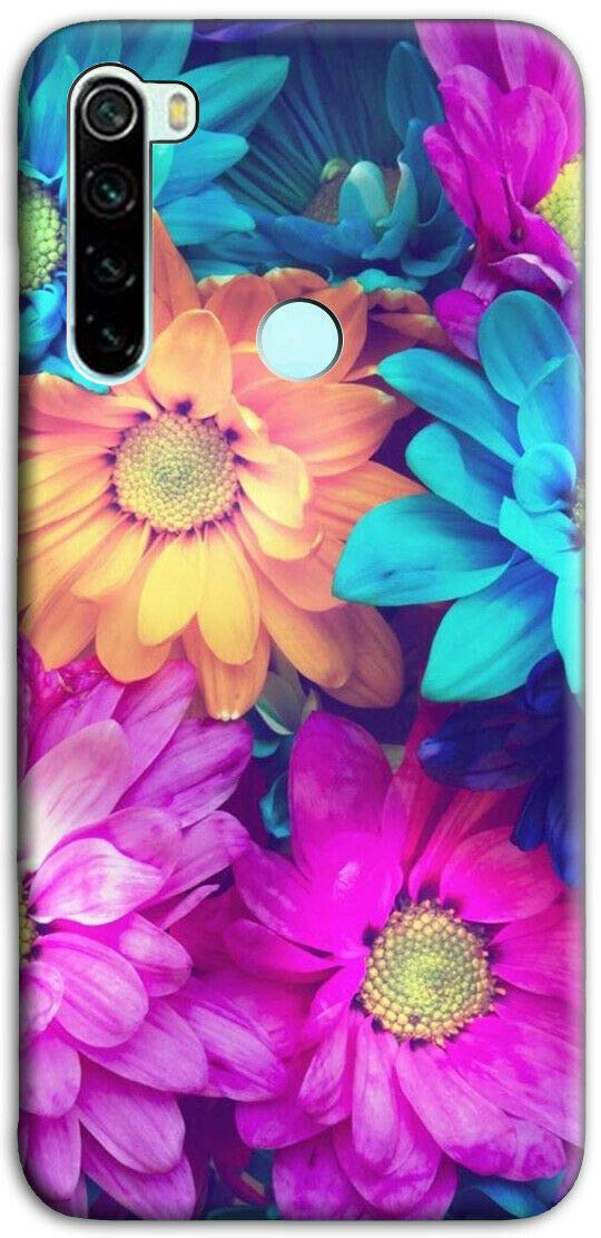 Mixroom Cover Per Xiaomi Redmi Note 8 – Custodia TPU Morbida Con Stampa Fiori – Fantasia Flowers Light W358
