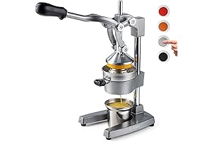 Eurolux Stainless Steel Citrus Juicer: Commercial Grade Heavy Duty Squeezer