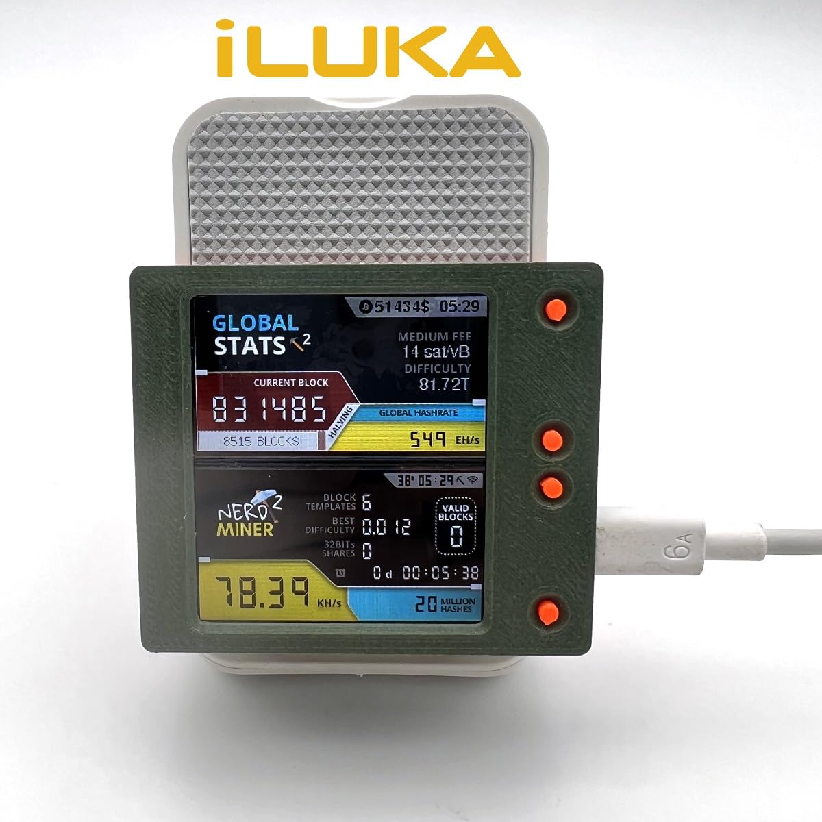 V3 GitHub NerdMiner V2 MAX Bitcoin Miner - 930KH/s Solo Mining With 1.5W  Power Consumption NerdMiner V2 MAX Solo Crypto Miner 930KH/s Low Power