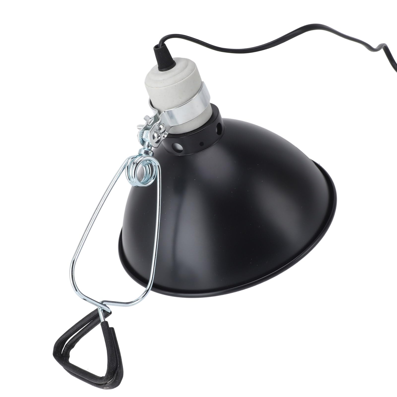 DAUZ Paralume per Rettili, Potenza 300 W UVA UVB Simulazione del Riscaldamento Efficiente del Sole Installazione Semplice Lampada a Cupola per Lucertole Tartarughe Serpenti (Spina