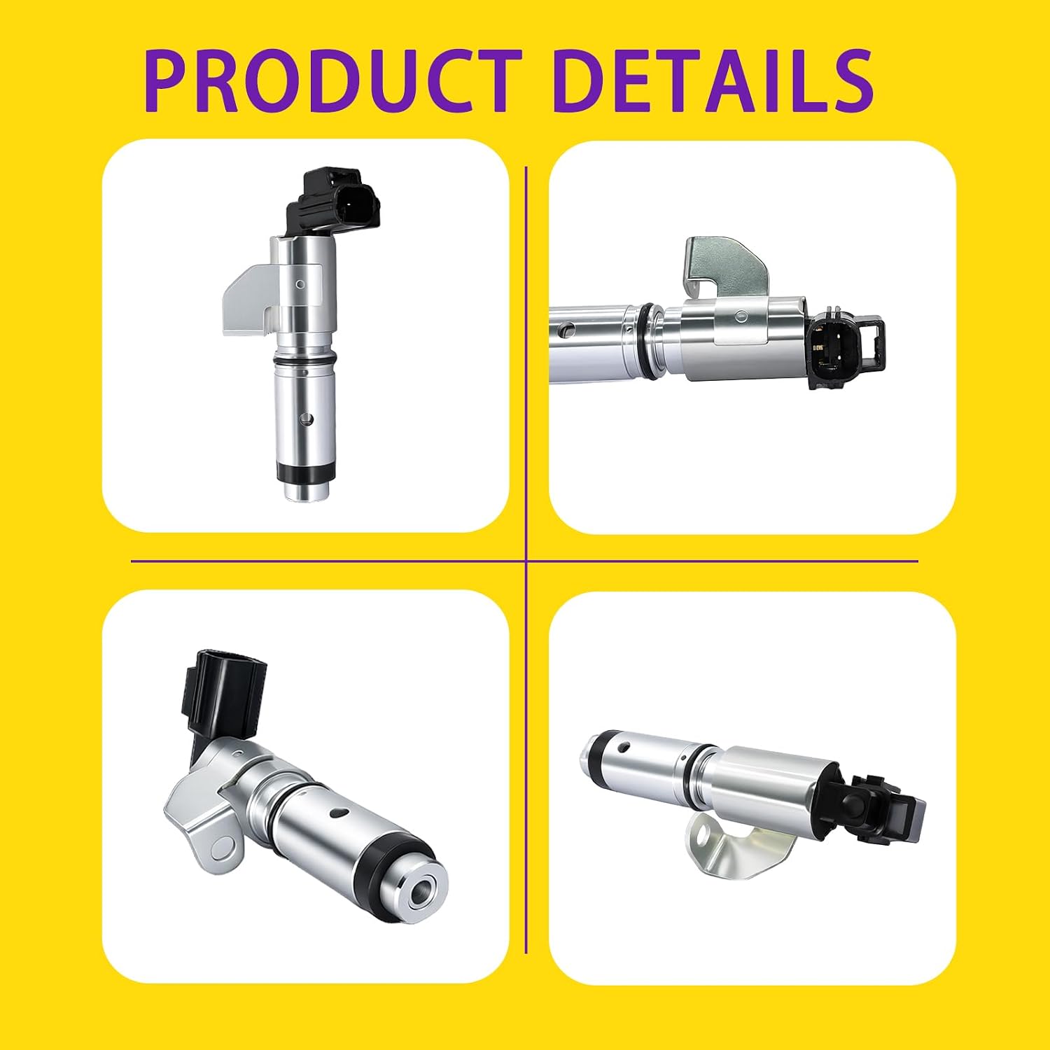 Engine Variable Valve Timing VVT Solenoid Camshaft Position Actuator Compatible with Volvo XC60 XC90 S60 S80 V60 V70 L6 3.0L 3.2L 11 12 13 14 08 09 10 07 15 16 2007-2016 Replaces 31251224 36002690