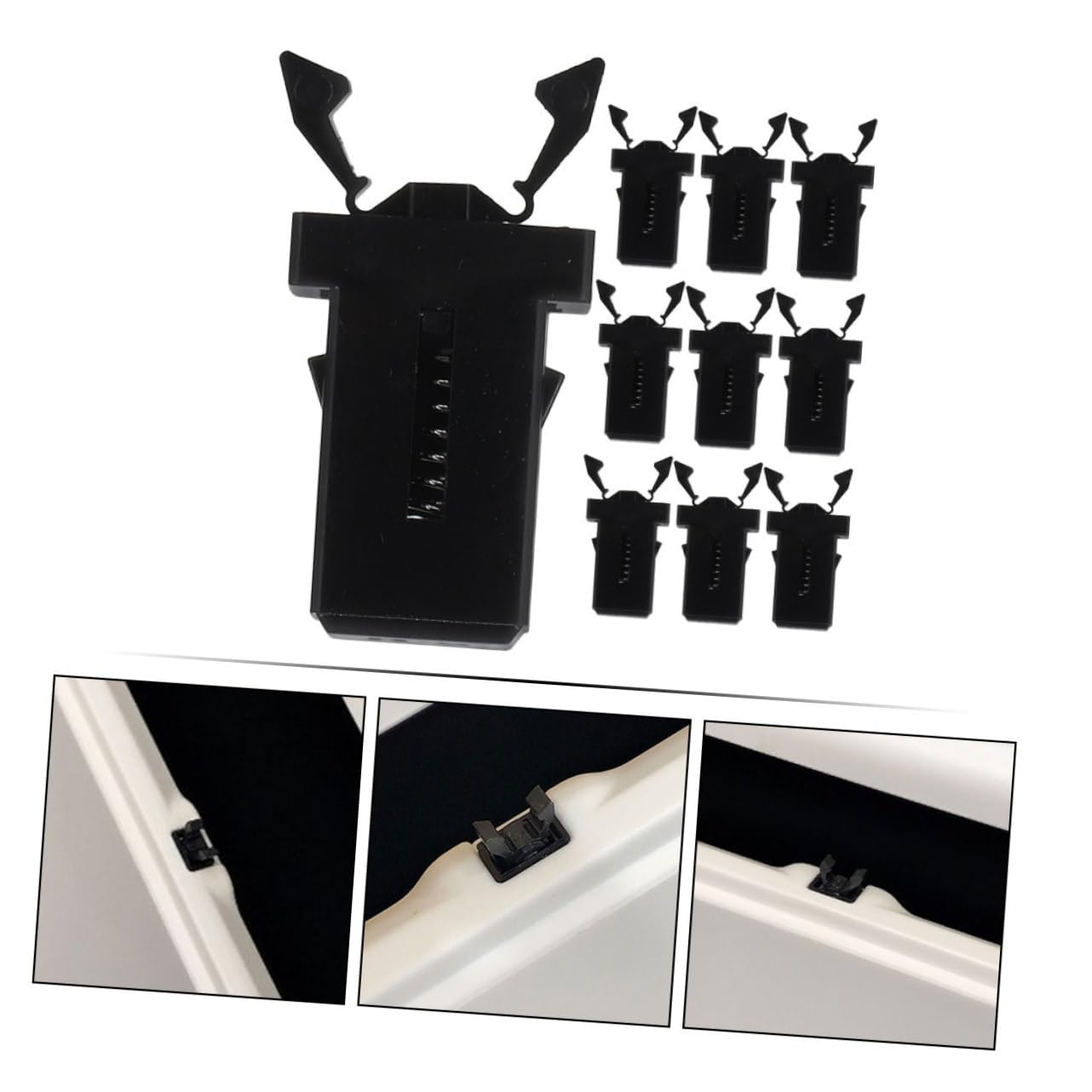 CHILDWEET 25pcs Press Type Trash Can Buckles Garbage Can Locking Mechanism for Secure Lid Closure Easy Installation Sturdy Design Compatible Various Trash Bins