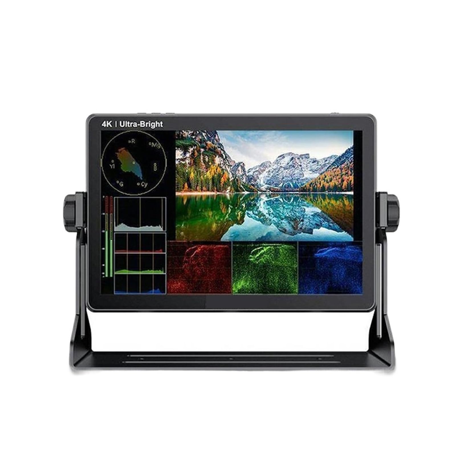 Moniteur de Terrain pour caméra LUT11S 10.1 Pouces Moniteur 2000nit écran Tactile IPS Ultra Lumineux 3DLUT 3G-SDI Champ de caméra DSLR avec F970 Externe Image Plus détaillée