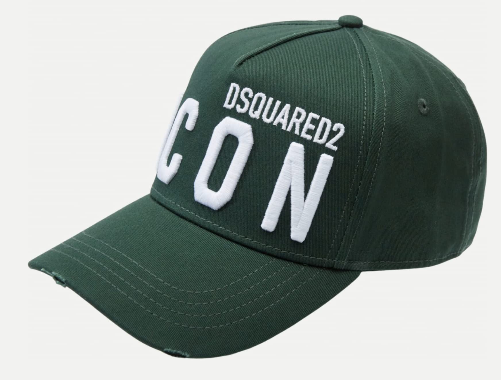 DSQUARED2 New Icon czapka bejsbolówka czapka czapka czapka New Model Green White, zielony, Rozmiar uniwersalny