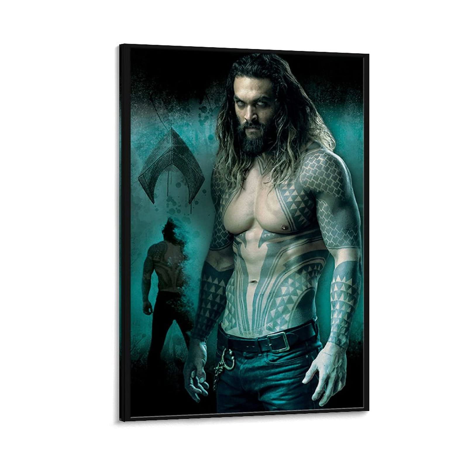 5-teiliges Leinwandbild Aquaman – Jason Momoa Kunstwerk 100x55 Cm, Für Wohnzimmer, Schlafzimmer, Büro