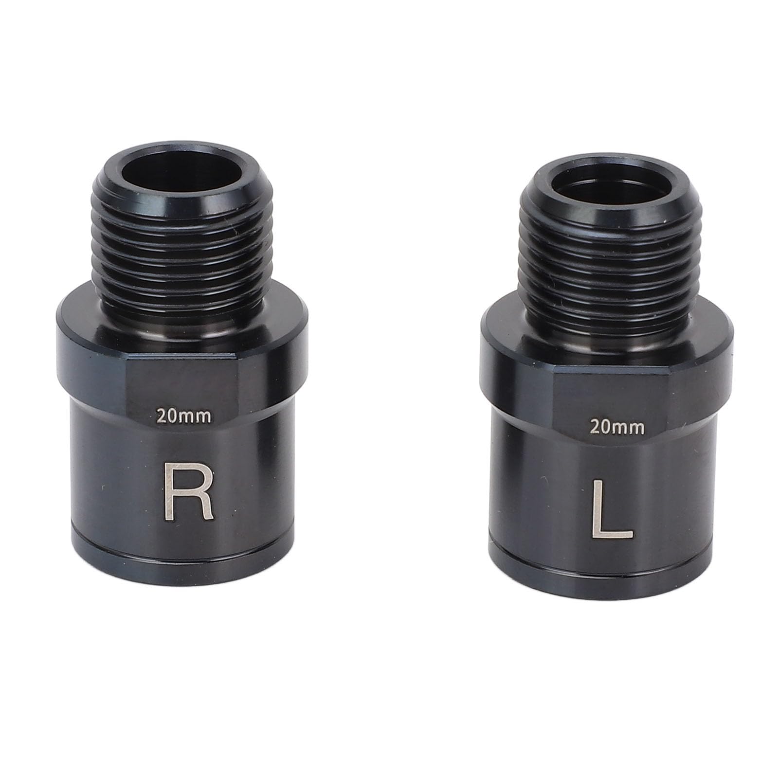 Extensores de Pedal, 2 Piezas Extensión de Pedal de Aleación de Titanio de 20 mm para Bicicleta