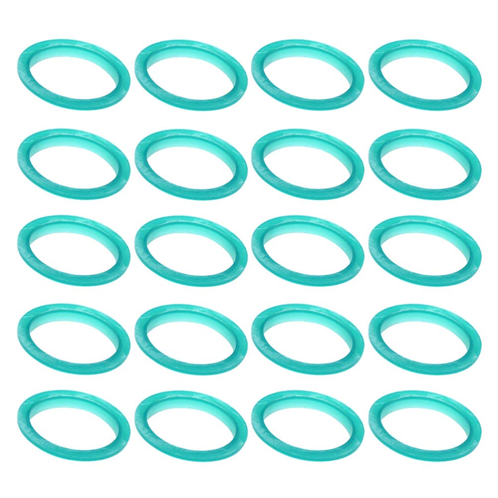 Cabilock Coffee Concentrate Expresso Coffee 20pcs Silicone Seal Filter Ring Coffee Filter Gasket O Ring Coffee Capsules Ring