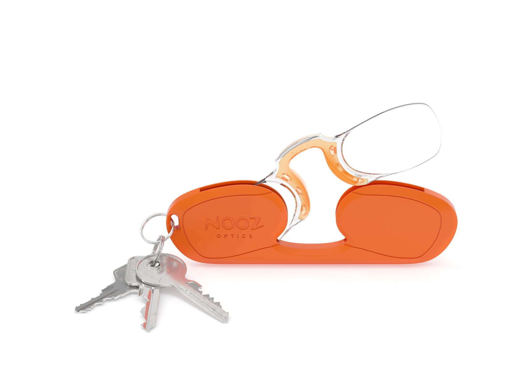 NOOZ Armless Reading Glasses for Women & Men Ultra-Lightweight 6g - Presbyopia Readers with Keychain Case - Rectangular product thumbnail 6