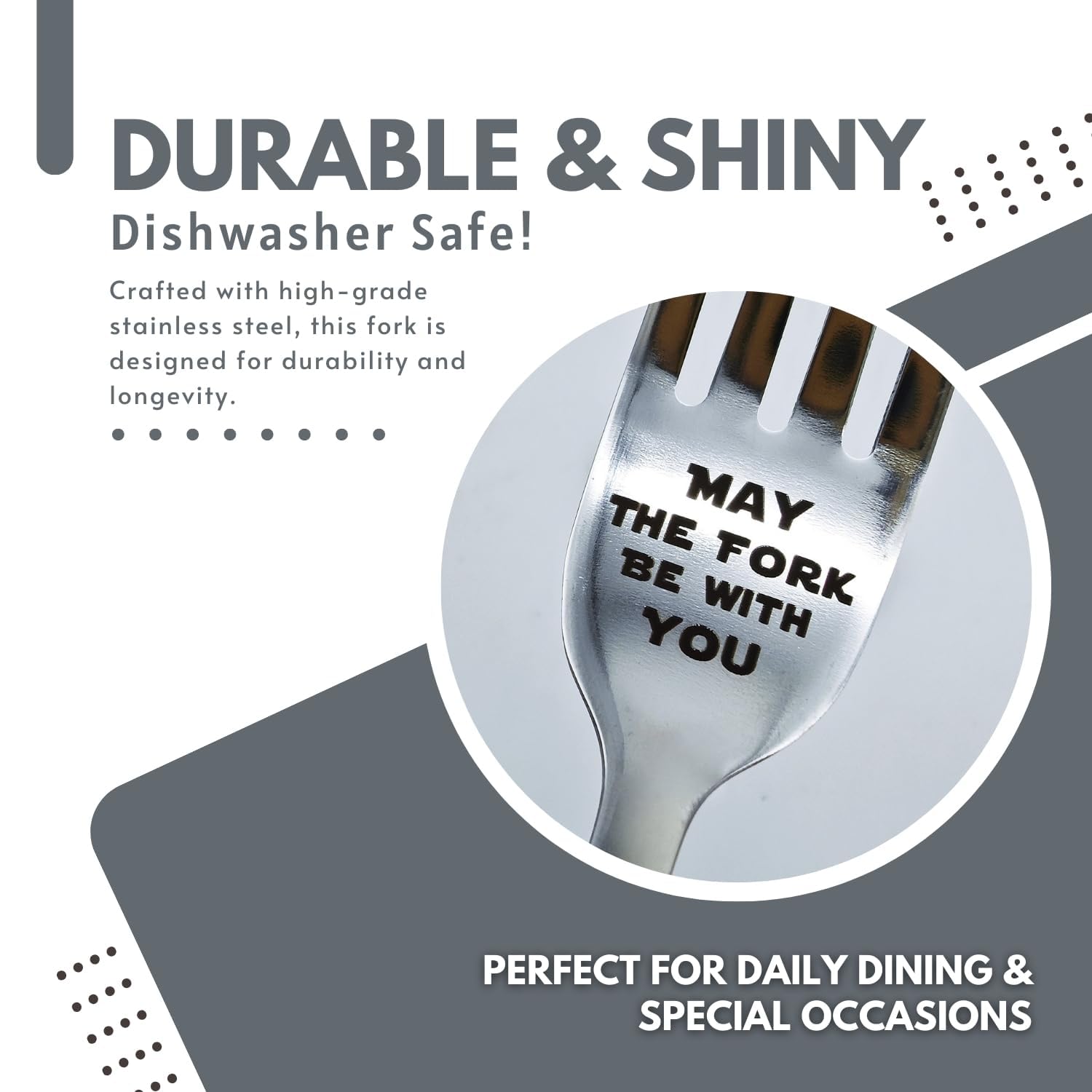 May the Fork Be With You Stainless Steel Fork with Gift Box — Amazon image 4